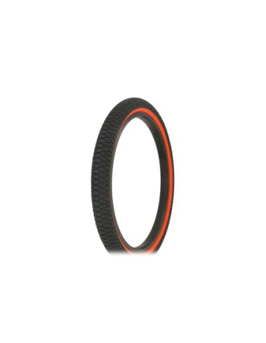Tire 20 x 1.95 Black/Red Side Wall HF-884.